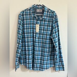 New Original Penguin Men’s XXL Button Long Sleeve 100% Cotton Shirt Lightweight